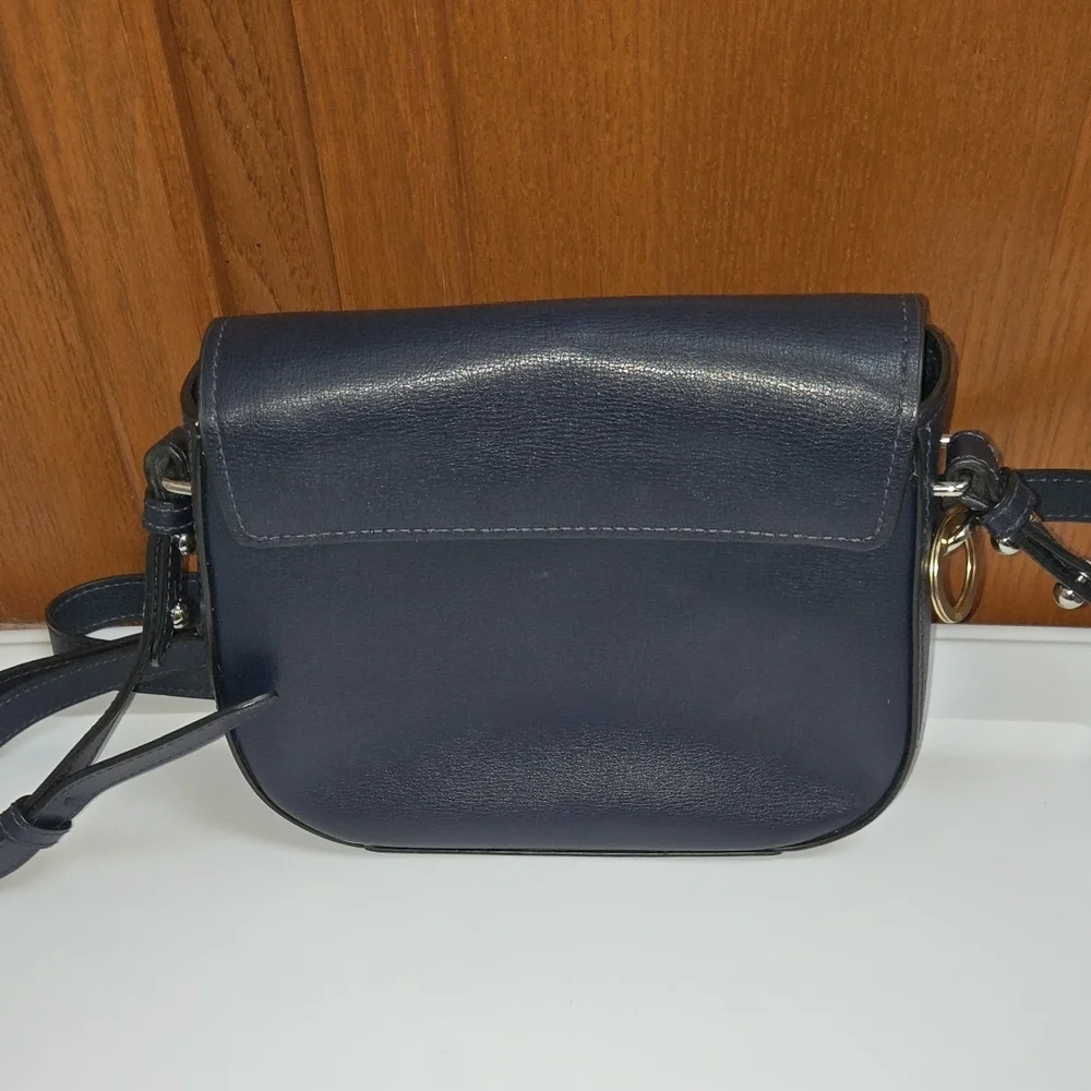 Marc Jacobs Navy Leather Crossbody Bag
